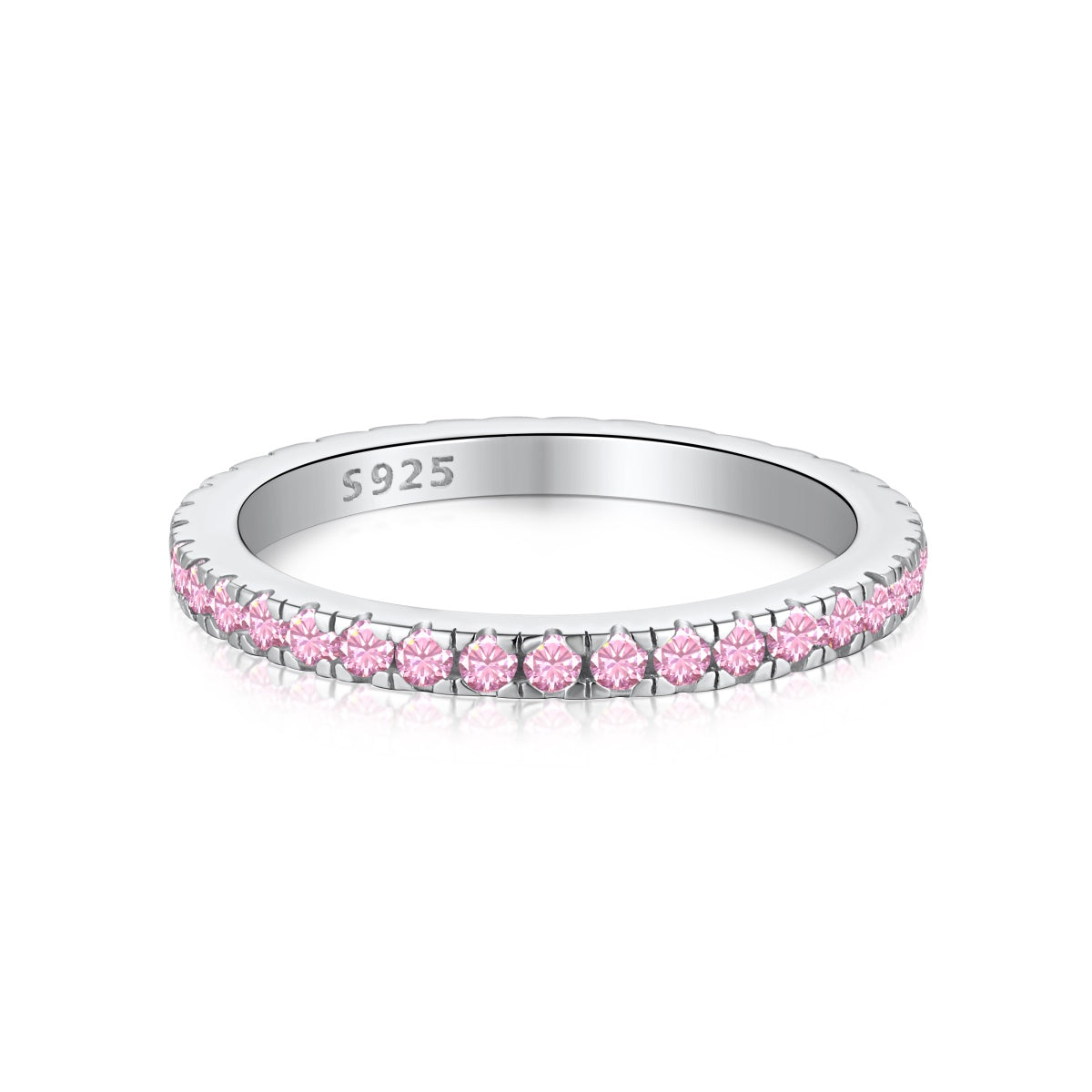 [ORA ]Delicate Sparkling Round Cut Daily Ring