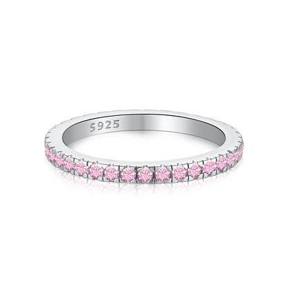 [ORA ]Delicate Sparkling Round Cut Daily Ring