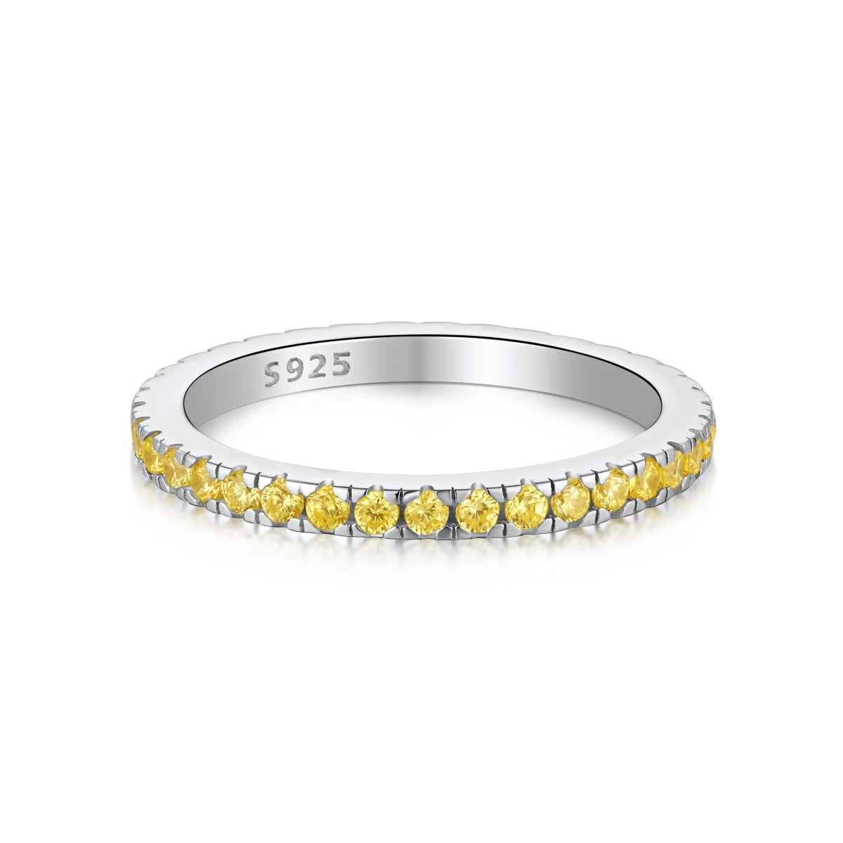 [ORA ]Delicate Sparkling Round Cut Daily Ring