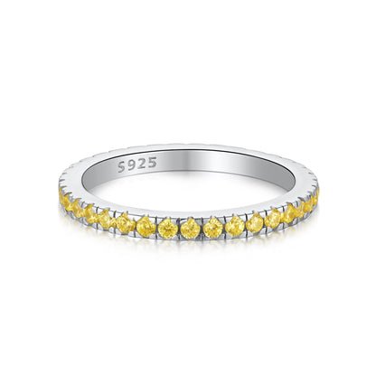 [ORA ]Delicate Sparkling Round Cut Daily Ring