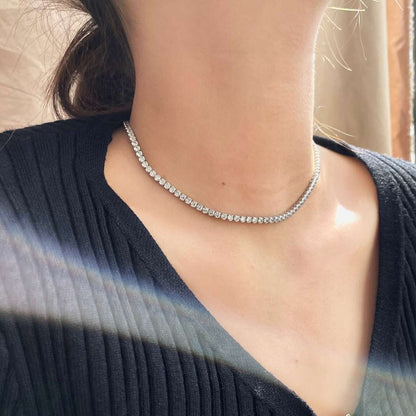 [ORA ]Elegant Tennis Chain Necklace