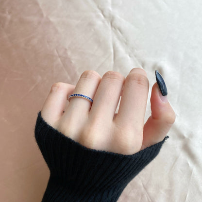 [ORA ]Delicate Sparkling Round Cut Daily Ring