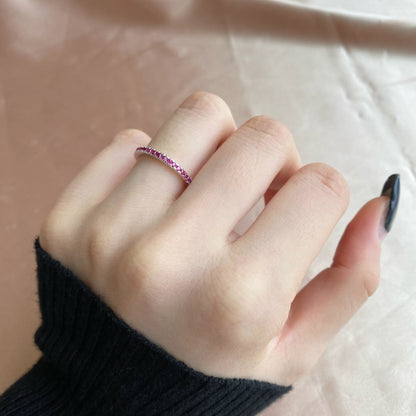 [ORA ]Delicate Sparkling Round Cut Daily Ring