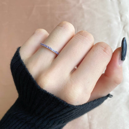 [ORA ]Delicate Sparkling Round Cut Daily Ring
