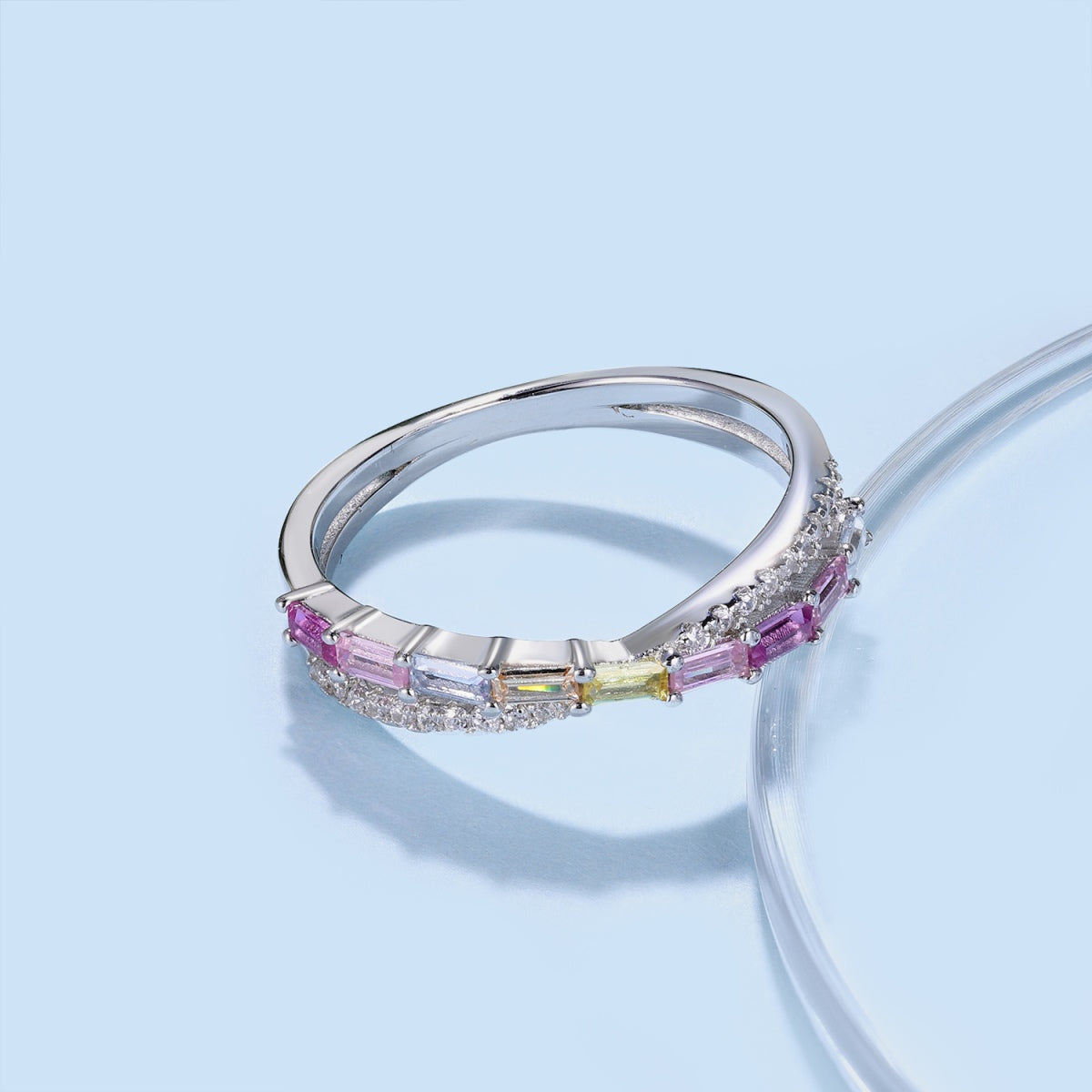 [ORA ]Energetic Elegant Radiant Cut Party Ring