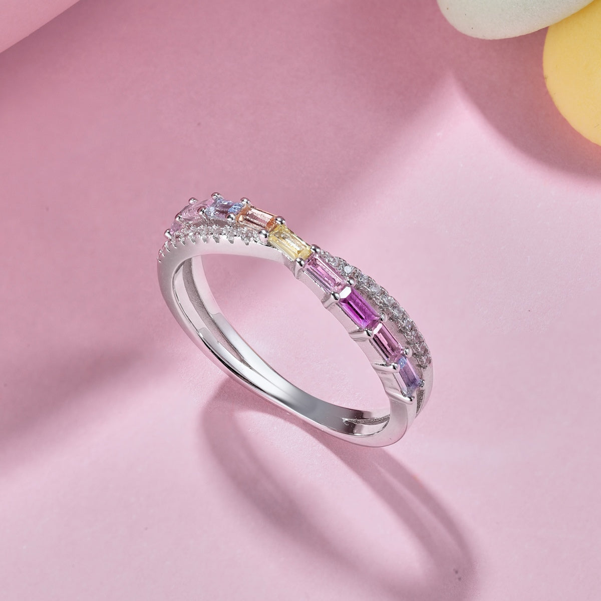 [ORA ]Energetic Elegant Radiant Cut Party Ring
