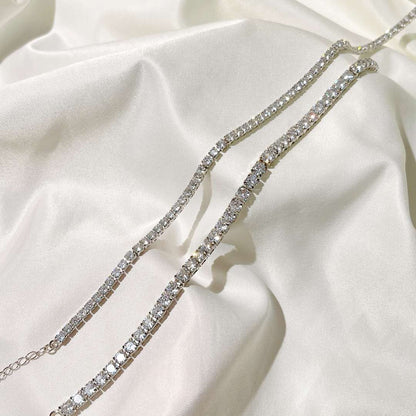 [ORA ]Elegant Tennis Chain Necklace