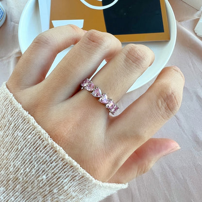 [ORA ]0.25 Carat Radiant Romance Heart Cut Lover Ring