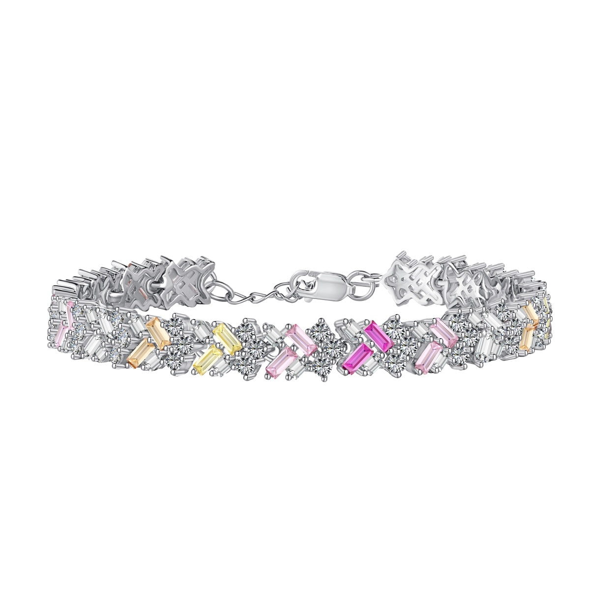 [ORA ]Dazzling Unique Multi Shape Daily Bracelet