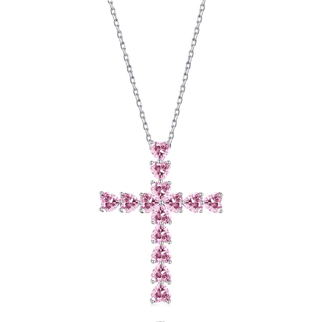 [ORA ]Radiant Cross Shape Necklace