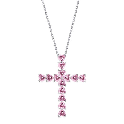 [ORA ]Radiant Cross Shape Necklace