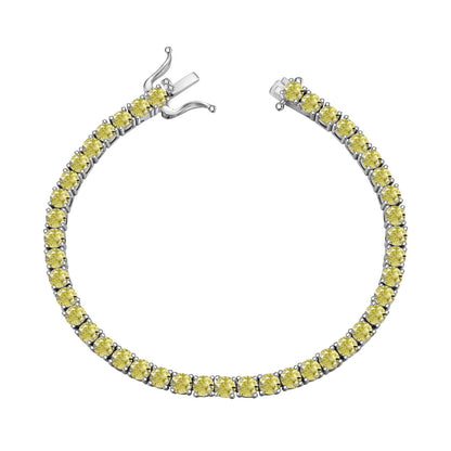 [ORA ]Ornate Dazzling Round Cut Tennis Bracelet