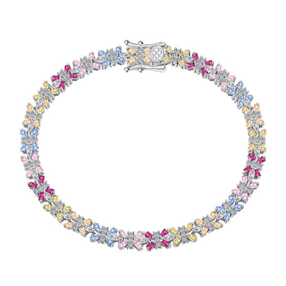 [ORA ]Radiant Colorful Emerald Cut Party Bracelet