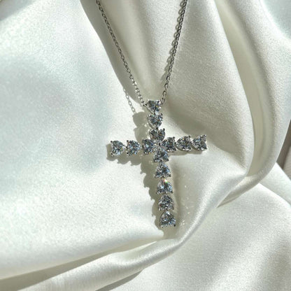 [ORA ]Radiant Cross Shape Necklace