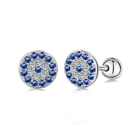 [ORA]Devil's Eye Ear Bone Nail Earrings