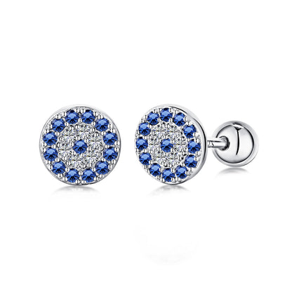 [ORA ]Devil's Eye Ear Bone Nail Earrings