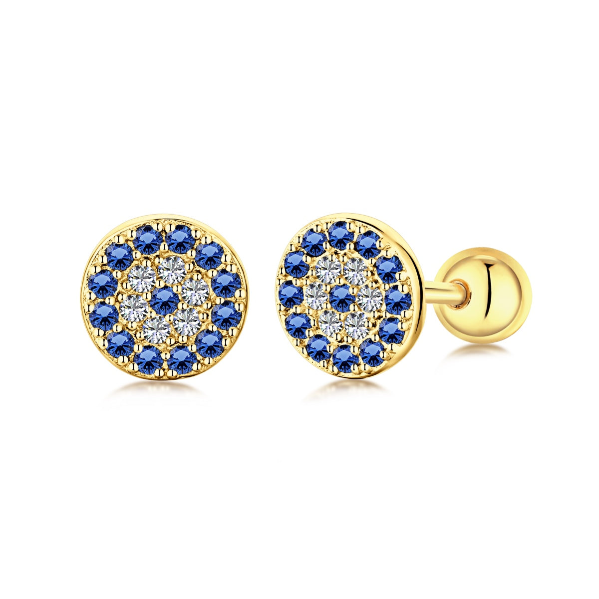 [ORA ]Devil's Eye Ear Bone Nail Earrings