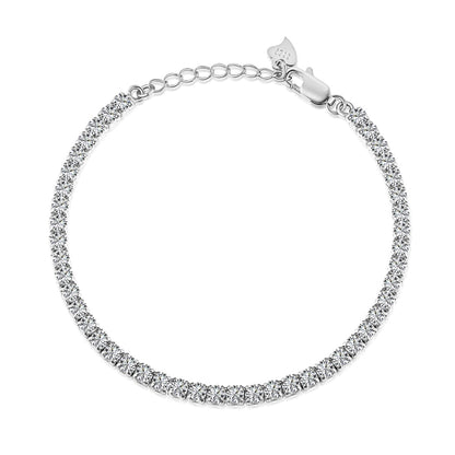 [ORA ]Sparkling Round Cut Daily Bracelet