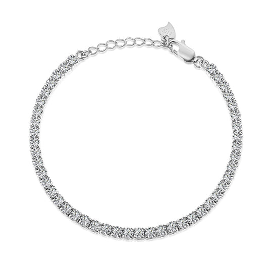 [ORA ]Sparkling Round Cut Daily Bracelet