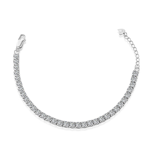 [ORA ]Sparkling Radiant Princess Cut Tennis Bracelet