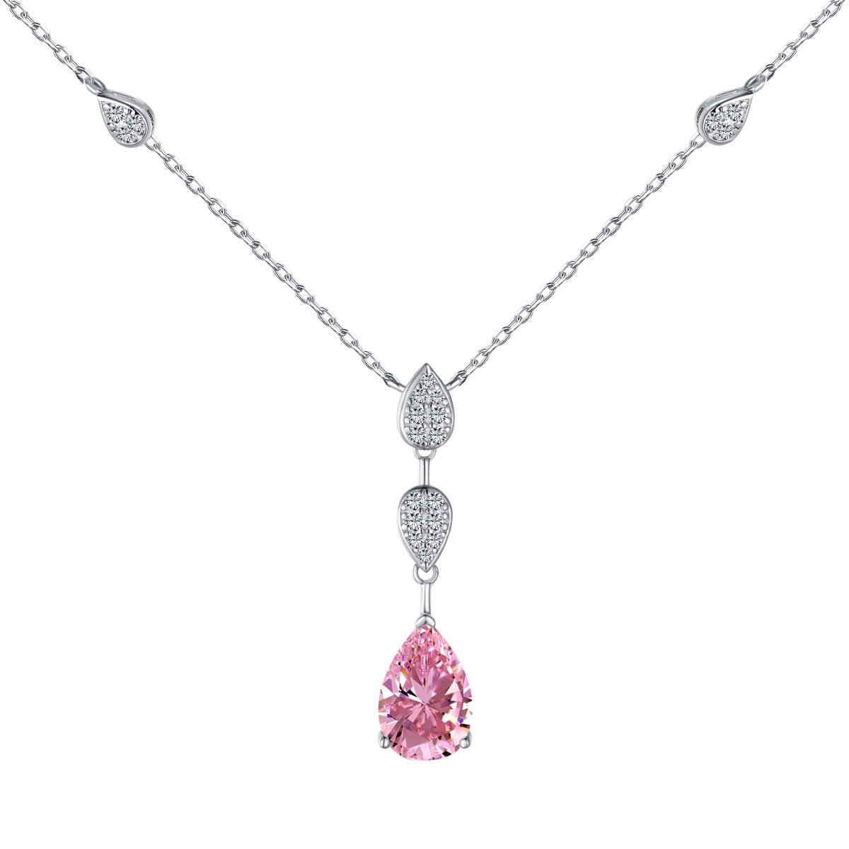 [ORA ]Dazzling Pear Cut Necklace