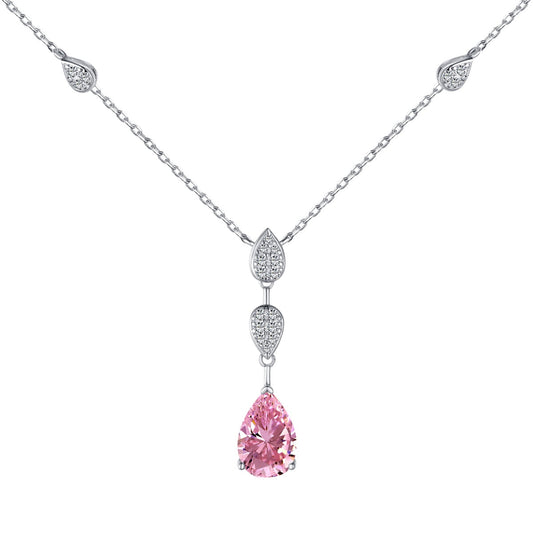 [ORA ]Dazzling Pear Cut Necklace