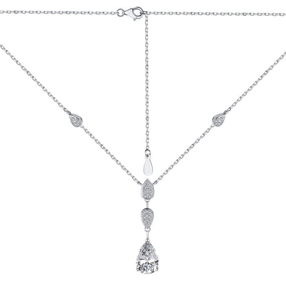 [ORA ]Dazzling Pear Cut Necklace