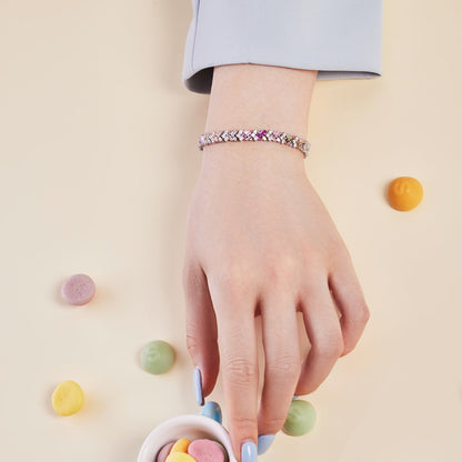 [ORA ]Dazzling Unique Multi Shape Daily Bracelet