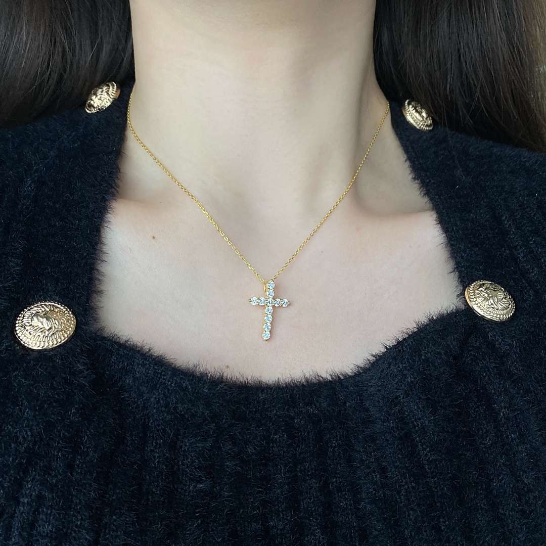 [ORA ]Unique Cross Shape Necklace
