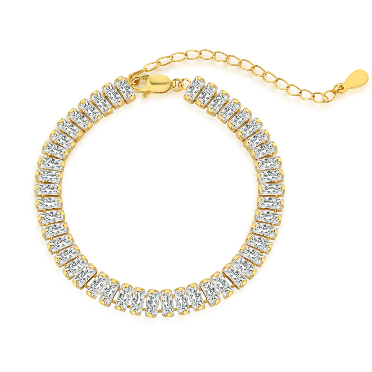 [ORA ]Exquisite Emerald Cut Daily Bracelet