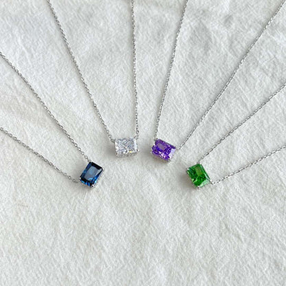 [ORA]Luxurious Square Shape Colorful Necalack