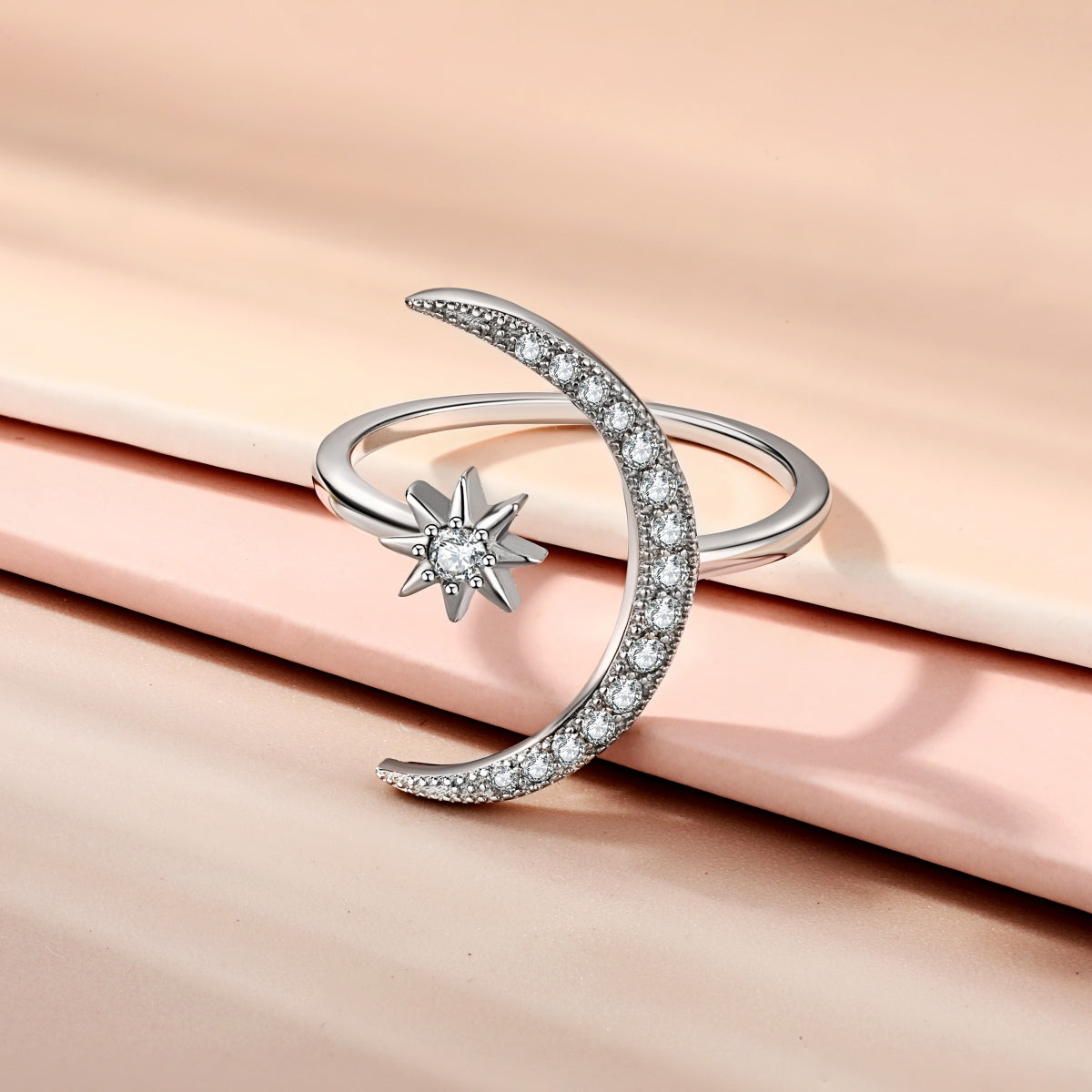 [ORA ]Eternity Moon & Star Ring