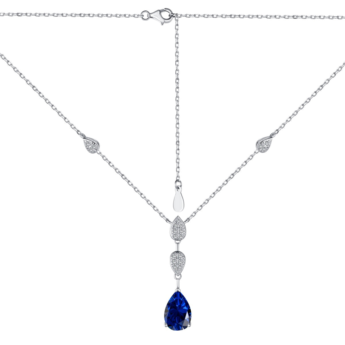 [ORA ]Dazzling Pear Cut Necklace
