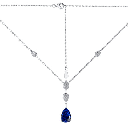 [ORA ]Dazzling Pear Cut Necklace