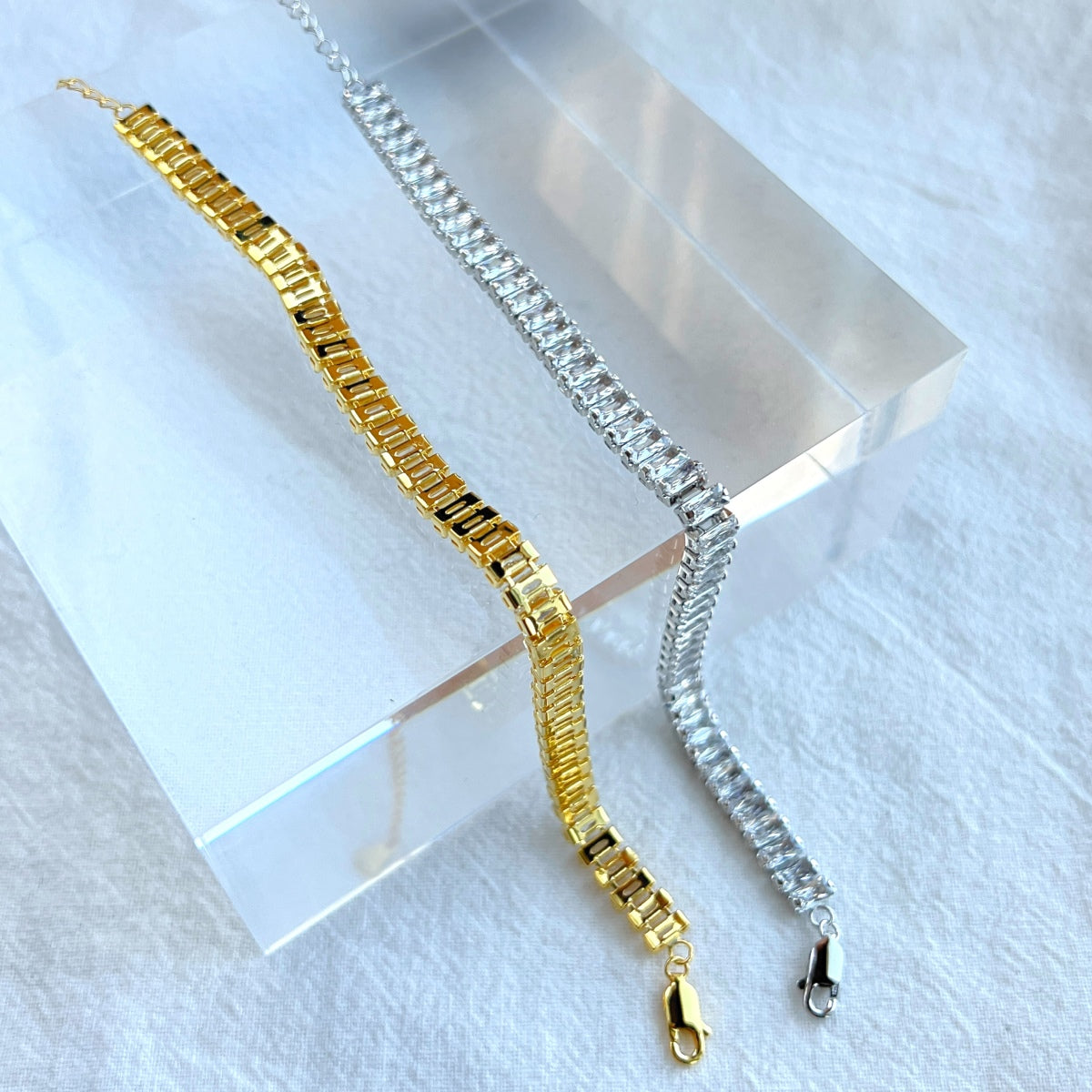 [ORA ]Exquisite Emerald Cut Daily Bracelet