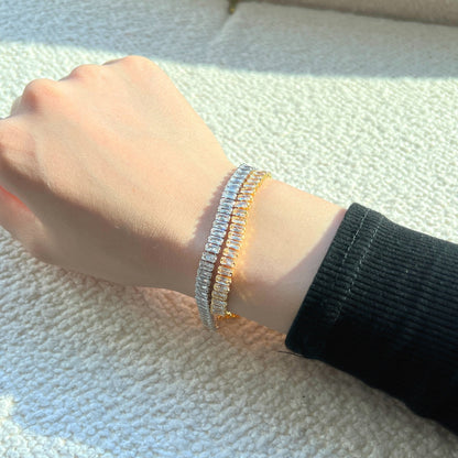 [ORA ]Exquisite Emerald Cut Daily Bracelet
