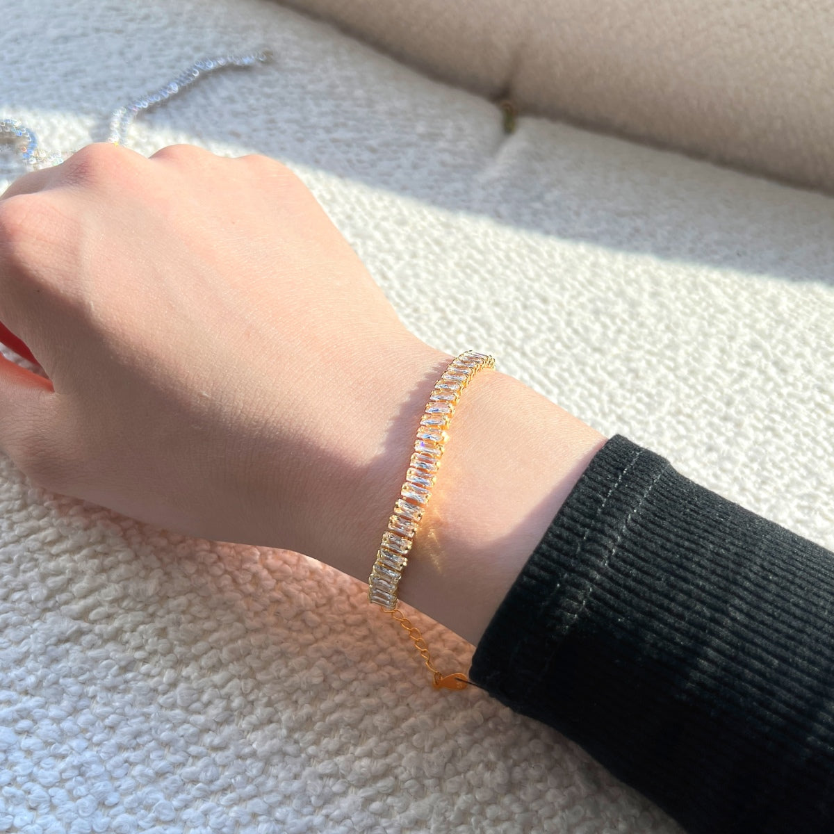 [ORA ]Exquisite Emerald Cut Daily Bracelet