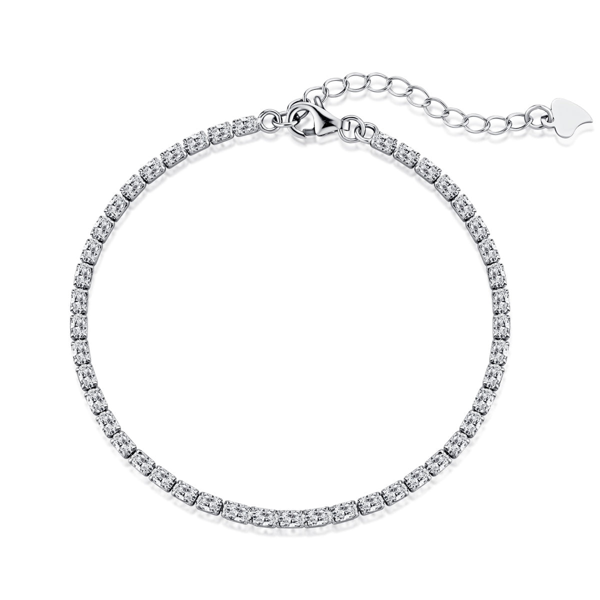 [ORA]Elegant Emerald Cut Daily Bracelet