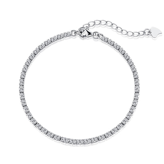 [ORA]Elegant Emerald Cut Daily Bracelet