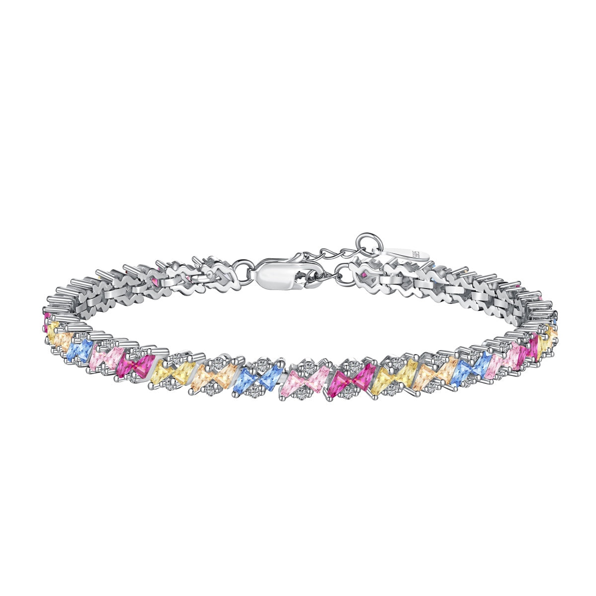 [ORA ]Ornate Sparkling Multi Cut Party Bracelet