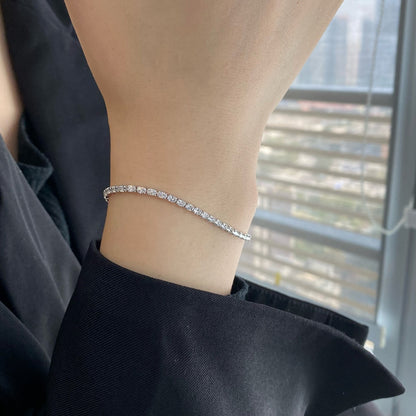 [ORA ]Elegant Emerald Cut Daily Bracelet