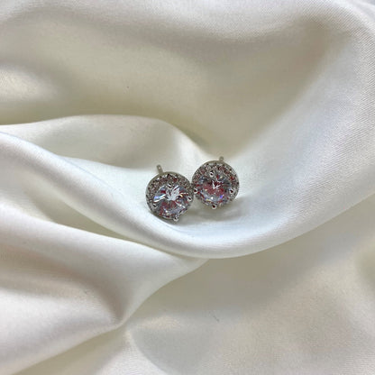 [ORA ]Classic Princess Round Shape Earrings