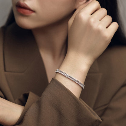 [ORA ]Exquisite Emerald Cut Daily Bracelet