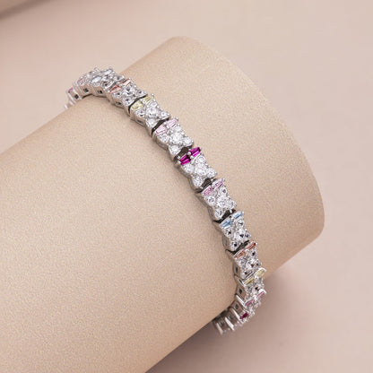 [ORA ]Unique Colorful Flower Shape Daily Bracelet