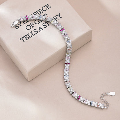 [ORA ]Unique Colorful Flower Shape Daily Bracelet