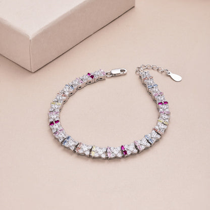 [ORA ]Unique Colorful Flower Shape Daily Bracelet