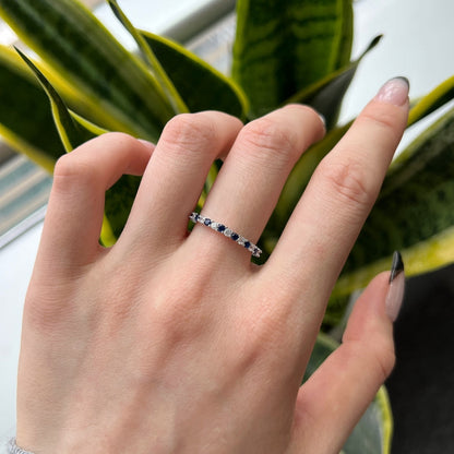 [ORA ]Exquisite Colorful Round Cut Tennis Ring