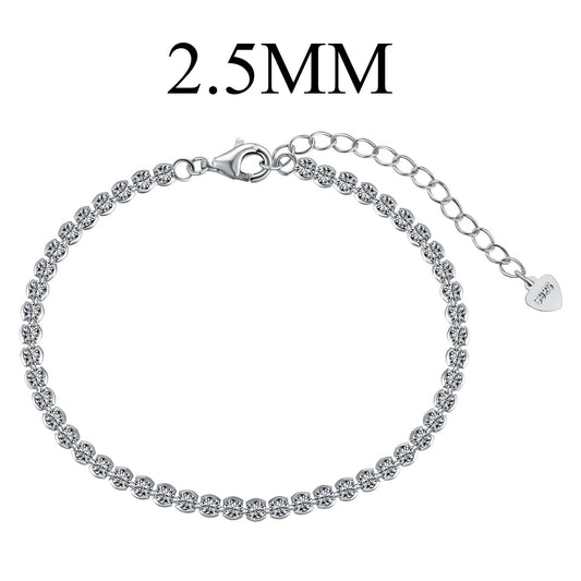 [ORA ]Dazzling Sparkling Round Cut Daily Bracelet