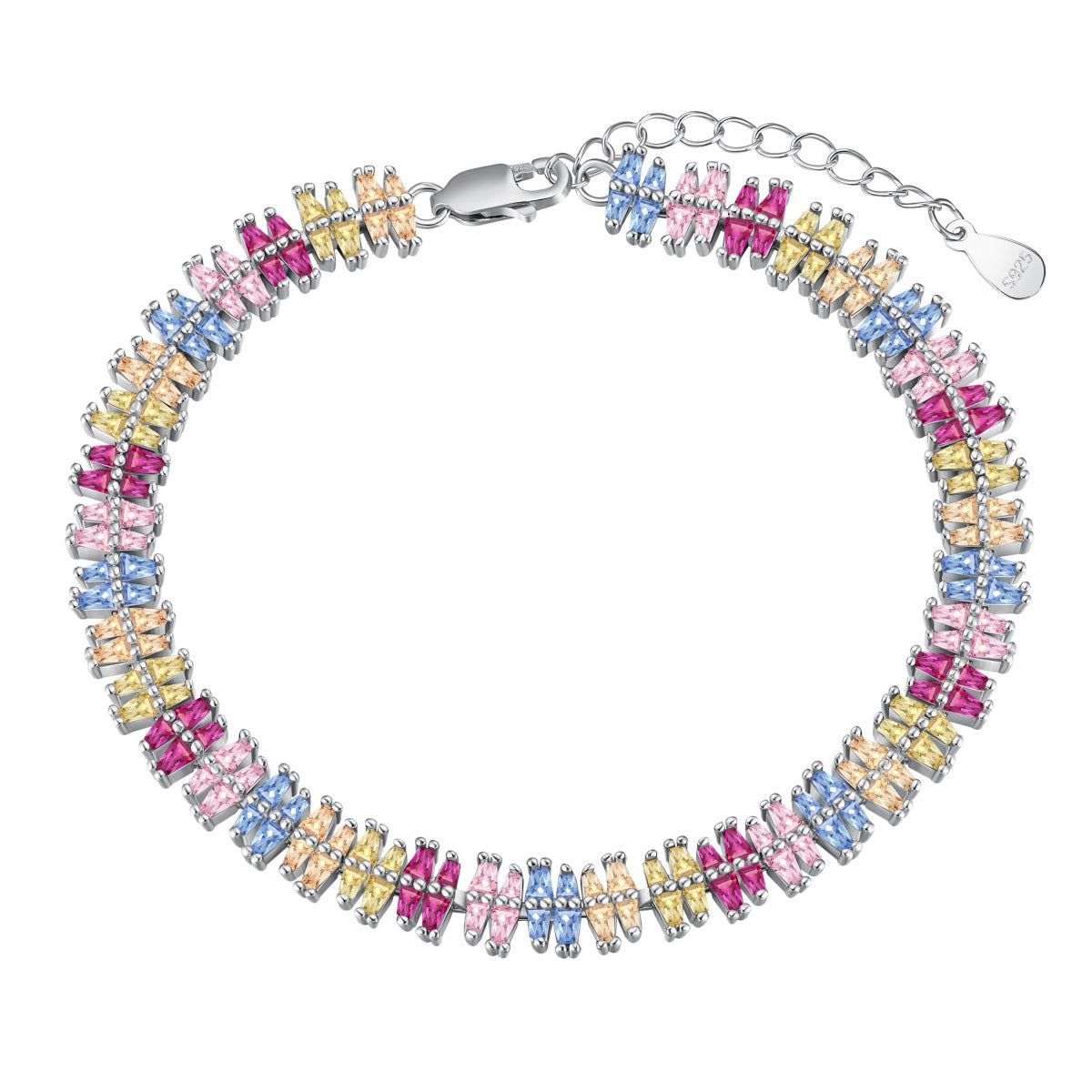 [ORA ]Sparkling Exquisite Multi Cut Party Bracelet