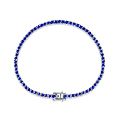 [ORA ]Dazzling Colorful Round Cut Daily Bracelet